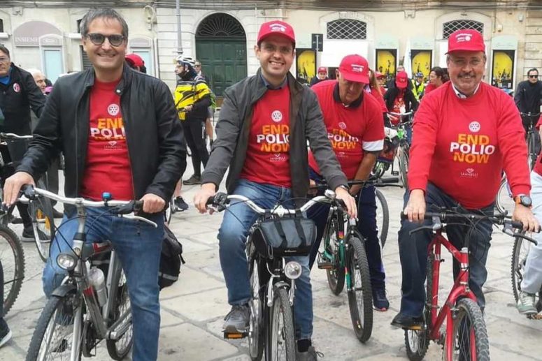 A Bisceglie tutti in bici per End Polio Now