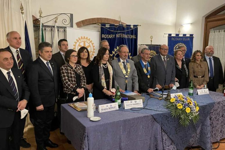 Il Governatore Giannelli del Distretto Rotary di Puglia e Basilicata in visita a Senise